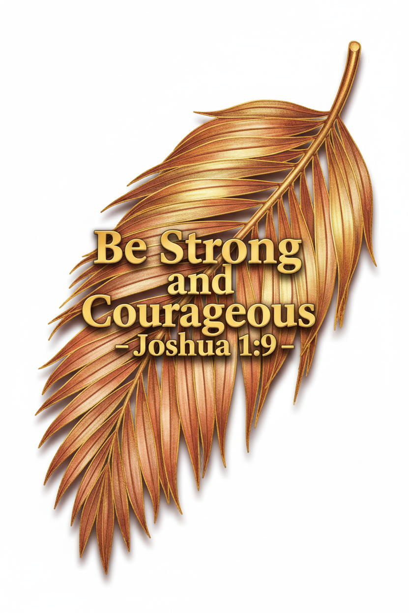 Be Strong and Courageous | Women's Faith Long Sleeve