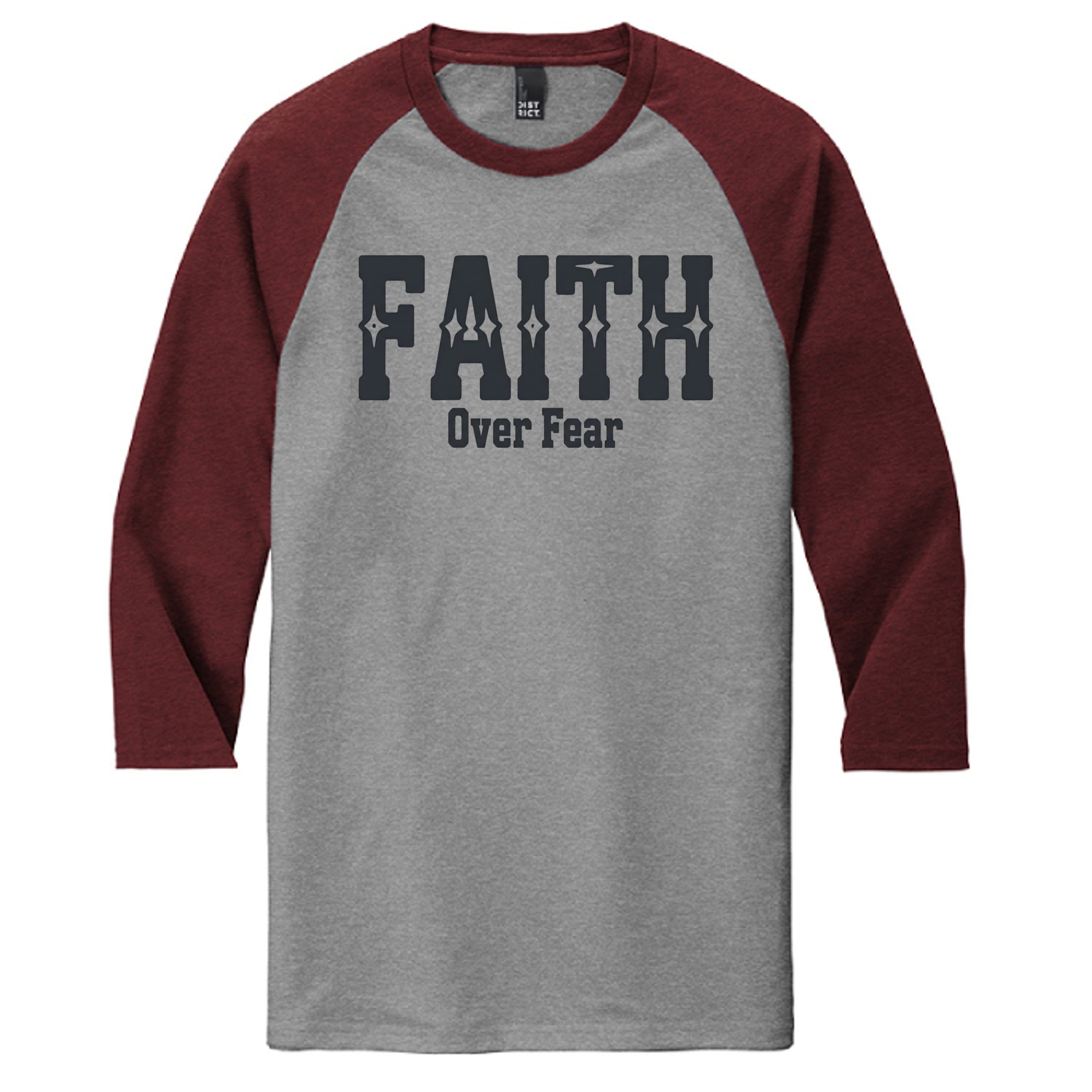 Maroon Fr/Gy F - DM136 - FRONT